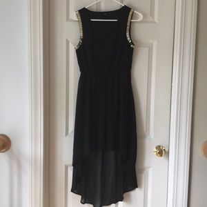 Forever 21 black high-low dress